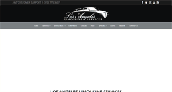 Desktop Screenshot of losangeleslimousineservices.net